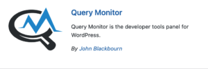 Query Monitor Plugin to Monitor WordPress
