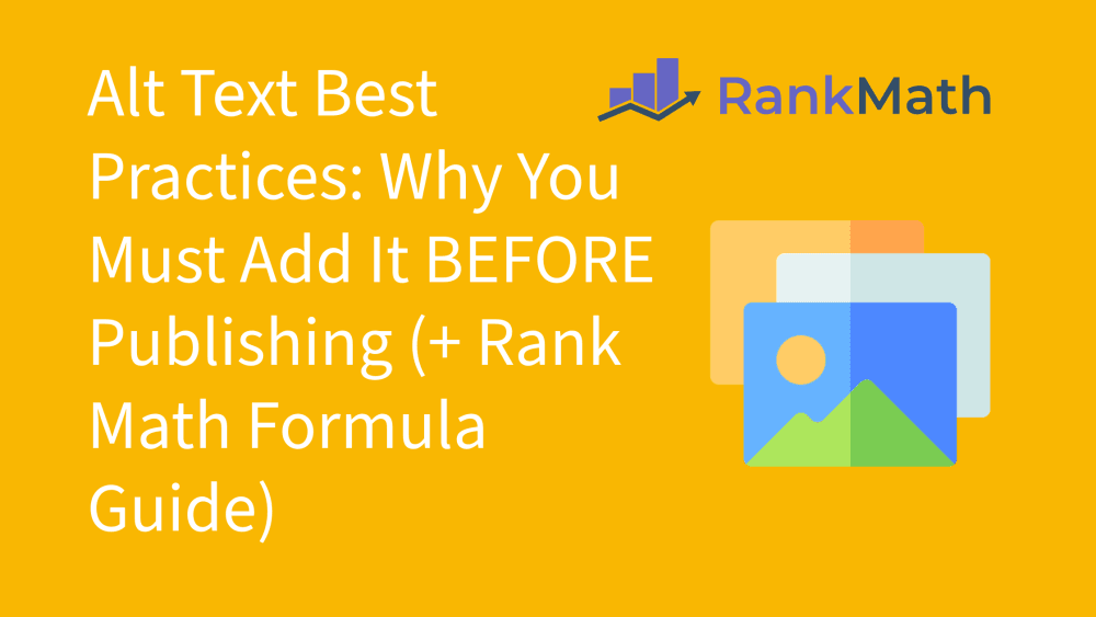Head image for post about Alt Text description, Rank Math and ImageInsight
